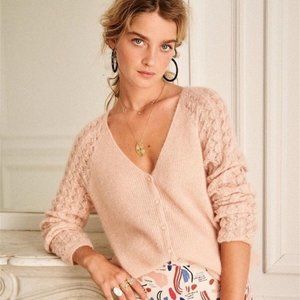 Sezane Garance Jumper in Petal (Size M)